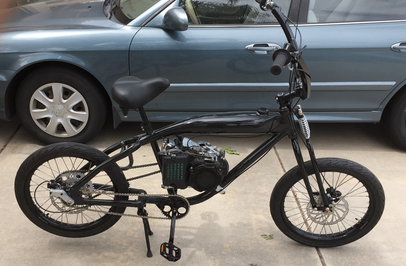 79cc Predator powered bicycle