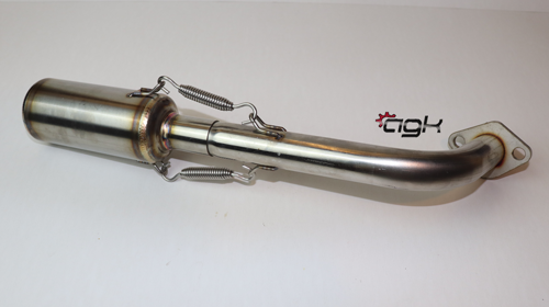 Stainless Steel Header and Muffler for 79cc Predators – Affordable